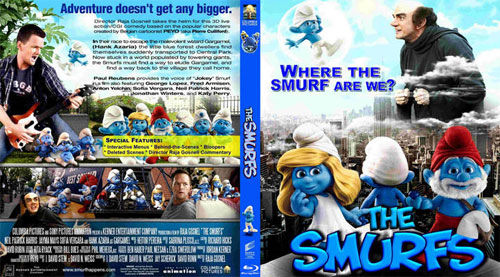 The Smurfs bluray disc cover- screenshot