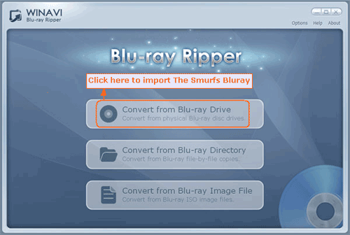 rip The Smurfs bluray disc to mov format- screenshot