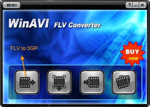 WinAVI flv converter import flv to 3gp - screenshot.