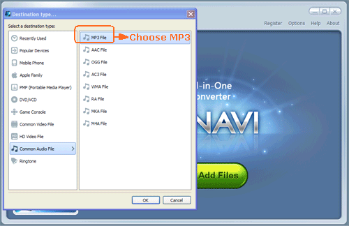 how to convert flv files into mp3