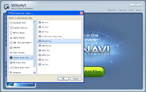 input vob files for vob to wmv conversion - screenshot