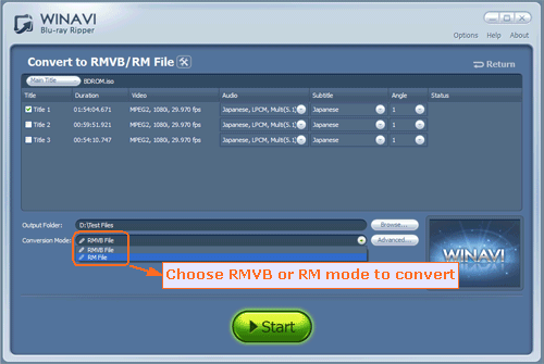 Rip Bluray to RMVB/RM- screenshot