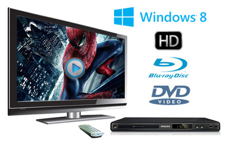 The best and free DVD Player Software, perfect running on Windows 8.